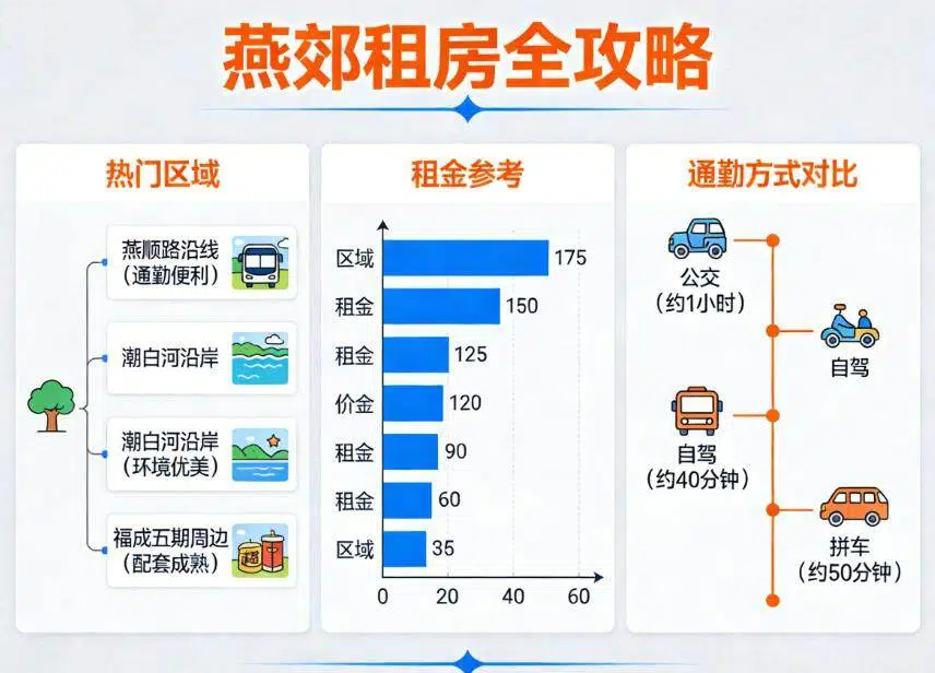燕郊租房攻略:燕郊哪个小区在北京通勤最方便（2026 最新版